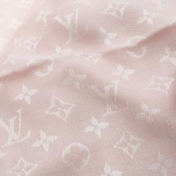 مملوكة مسبقًا Louis Vuitton Pink Monogram Denim Shawl