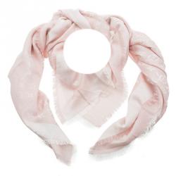 مملوكة مسبقًا Louis Vuitton Pink Monogram Denim Shawl