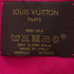 مملوكة مسبقًا Louis Vuitton Pink Monogram Silk Shawl