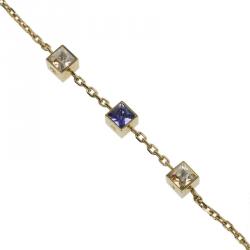 Pre Owned Louis Vuitton Gamble Gold Tone Bracelet