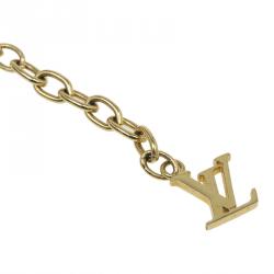 Pre Owned Louis Vuitton Gamble Gold Tone Bracelet
