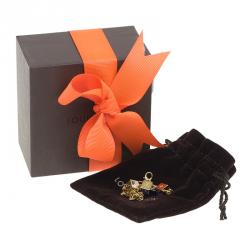 Pre Owned Louis Vuitton Gamble Gold Tone Bracelet