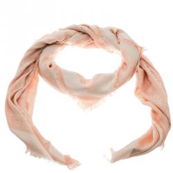 Louis Vuitton Pink Fleur Silk Square Scarf Louis Vuitton | The Luxury Closet