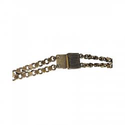 Pre Owned Louis Vuitton Gold-tone Floral Embellished Necklace
