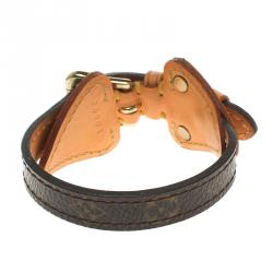 Pre Owned Louis Vuitton Theda Monogram Canvas Bracelet