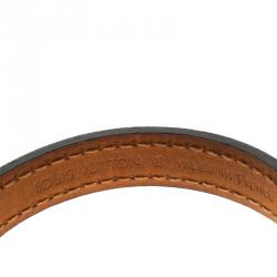 Pre Owned Louis Vuitton Theda Monogram Canvas Bracelet