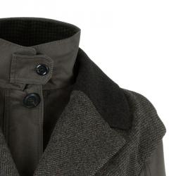 Louis Vuitton Khaki Mid-Length Coat M