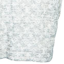 Pre Owned Louis Vuitton Grey Monogram T-Shirt S