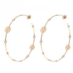 Louis Vuitton Monogram 18K Yellow Gold Diamond Hoop Earrings Louis Vuitton  | The Luxury Closet