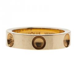 Louis Vuitton 18k Yellow Gold Emprente Trunk Ring