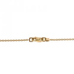 Louis Vuitton Signature Diamond Gold Necklace