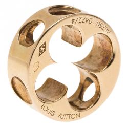 LOUIS VUITTON RING CLOU EMPREINTE SIZE 53 in white gold 18K GOLD