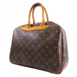 Pre Owned Louis Vuitton Monogram Canvas Deauville Bag