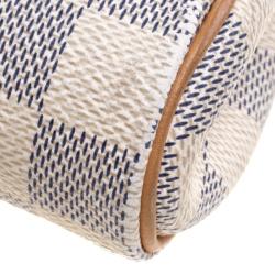 Pre Owned Louis Vuitton Damier Azur Canvas Eva Pochette