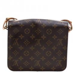 Pre Owned Louis Vuitton Monogram Canvas Cartouchiere MM Bag
