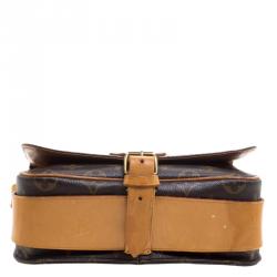 Pre Owned Louis Vuitton Monogram Canvas Cartouchiere MM Bag