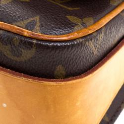 Pre Owned Louis Vuitton Monogram Canvas Cartouchiere MM Bag