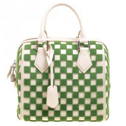 Louis Vuitton Speedy East West Damier Cubic Handbag