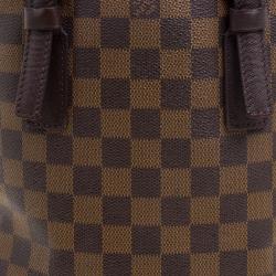 مملوكة مسبقًا Louis Vuitton Damier Ebene Marais Bucket Bag w/ Accessory Pochette