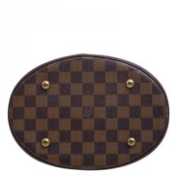 مملوكة مسبقًا Louis Vuitton Damier Ebene Marais Bucket Bag w/ Accessory Pochette