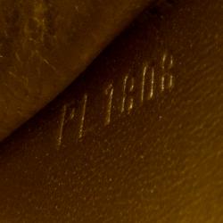 مملوكة مسبقًا Louis Vuitton Metallic Grey Monogram Satin Limited Edition Minaudiere Motard Clutch