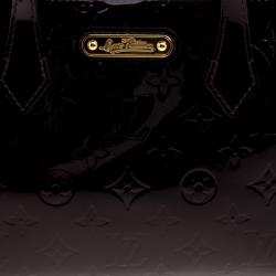 Pre Owned Louis Vuitton Amarante Monogram Vernis Wilshire PM Bag