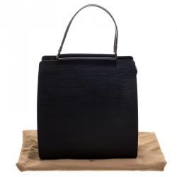 Pre Owned حقيبة لوي فيتون فيغاري جلد أيبي سوداء MM