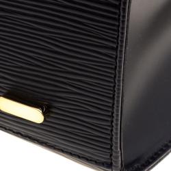 Pre Owned حقيبة لوي فيتون فيغاري جلد أيبي سوداء MM