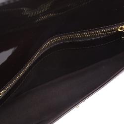 Pre Owned Louis Vuitton Amarante Vernis Sobe Clutch