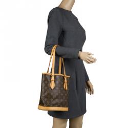 Pre Owned حقيبة لوي فيتون باكت صغيرة كانفاس مونوغرامي