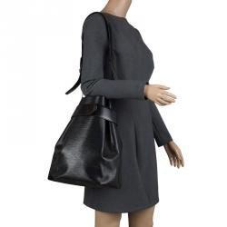 Sac d'épaule leather handbag Louis Vuitton Black in Leather - 31357055
