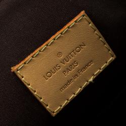 Pre Owned Louis Vuitton Amarante Monogram Vernis Avalon Zipped Bag