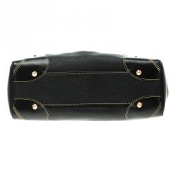 Pre Owned Louis Vuitton Black Suhali Leather L'Absolu De Voyage Bag