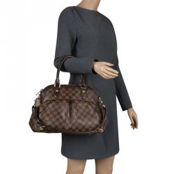 Pre Owned Louis Vuitton Damier Ebene Canvas Trevi PM Bag