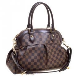 Pre Owned Louis Vuitton Damier Ebene Canvas Trevi PM Bag