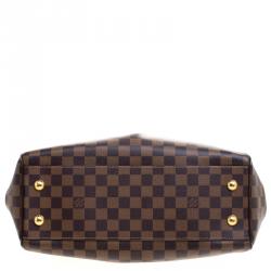Pre Owned Louis Vuitton Damier Ebene Canvas Trevi PM Bag