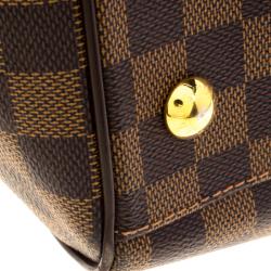Pre Owned Louis Vuitton Damier Ebene Canvas Trevi PM Bag