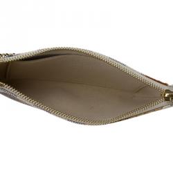 Pre Owned Louis Vuitton Damier Azur Canvas Trunk Labels Milla Pochette Accessoires