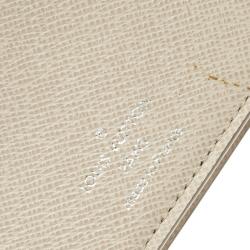 Pre Owned Louis Vuitton Ivory Epi Leather Joey Wallet