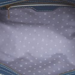 Pre Owned حقيبة لوي فيتون لوبانوي جلد سوهالي زرقاء PM