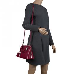 Pre Owned Louis Vuitton Fuchsia Epi Leather Alma BB Bag