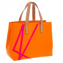 Pre Owned حقيبة لوي فيتون روبرت ويلسون ريدي إصدار محدود فيرنيه مونوغرامي برتقالية نيو PM