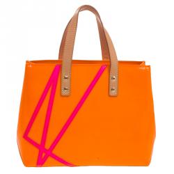 Pre Owned حقيبة لوي فيتون روبرت ويلسون ريدي إصدار محدود فيرنيه مونوغرامي برتقالية نيو PM