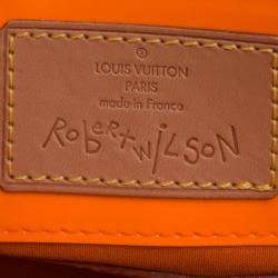 Pre Owned حقيبة لوي فيتون روبرت ويلسون ريدي إصدار محدود فيرنيه مونوغرامي برتقالية نيو PM