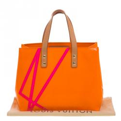 Pre Owned حقيبة لوي فيتون روبرت ويلسون ريدي إصدار محدود فيرنيه مونوغرامي برتقالية نيو PM