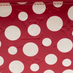 Louis Vuitton Red Monogram Vernis Limited Edition Yayoi Kusama Dots Wallet