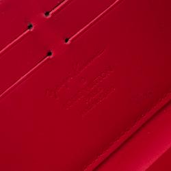 Louis Vuitton Red Monogram Vernis Limited Edition Yayoi Kusama Dots Wallet