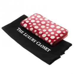Louis Vuitton Red Monogram Vernis Limited Edition Yayoi Kusama Dots Wallet