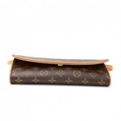 Pre Owned Louis Vuitton Monogram Canvas Pochette Twin GM Bag