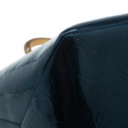 Pre Owned حقيبة لوي فيتون بيلفيو جلد مونوغرامي أخضر GM